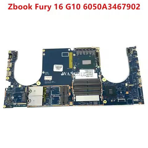 For HP Zbook Fury 16 G10 Laptop Motherboard N50676-601 SPS-MB SRMEB I9-13950HX NWWAN Fury WIN 6050A3