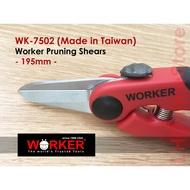 Good Quality (WK-7502) Worker Pruning Shear / Cutter / Gunting Bunga