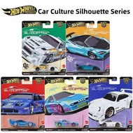 Hot Wheels Silhouette Series 4-Car Set – McLaren 720S, RWB Porsche 911, Nissan Skyline ER-34 & Mazda
