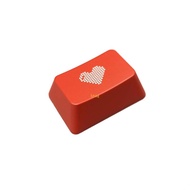 BT ABS Keycaps Red Heart CTRL Keycap for Mechanical Keyboard G810 G512 G413 G pro