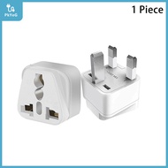 【YIDAO4】 1ชิ้นชนิด G สิงคโปร์มาเลเซียสหราชอาณาจักรปลั๊กไฟแปลงสีขาวดำ13A AU EU CN US TO UK อะแดปเตอร์