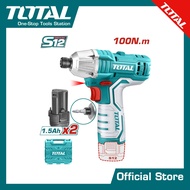 TOTAL สว่านไขควงกระแทกไร้สาย12V. #TIRLI1201