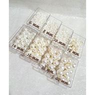 Grade A light pearls, size 4 mm to/d 20 mm - 25 grams