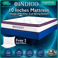 (Free Shipping + Pillow) Naptural - Indigo 10" King / Queen / Super Single / Single Mattress