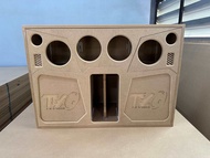 ตู้ลำโพง (ตู้บลูทูธ)แบนพาสลมหลังดอก10นิ้ว 2ดอกแหลม4นิ้ว2ดอก กลาง 6.5นิ้ว4 ดอก (ไม้MDF15มิล) ด้านในมี