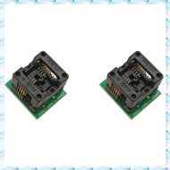 [R Q M U] 2pcs SOP8 to DIP8 IC Socket 150mil SOP8 Programmer Adapter Socket Converter Module
