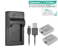 全新 Canon EOS 450D 500D 1000D 代用電池 LP-E5 (買2粒電池送USB充電器1個) Brand New Canon LP-E5 Replacement Battery (