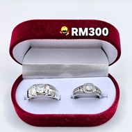 Couple Ring #Cincin Kahwin #cincin tunang #Cincin Batu #Cincin Silver 925 Couple # Cincin Batu #Set 