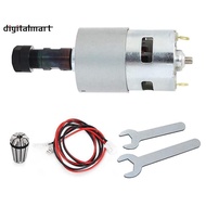 DC Motor CNC 775 Spindle Motor 100W 12-24VDC 10000RMP + ER11 Collet for DIY Mini CNC 3018 3018Pro 30