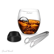 Rock 威士忌酒杯及不銹鋼冰球套裝