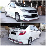 ❌SIAP CAT FULL SET❌ Perodua Bezza 2016-2019 Project X Bodykit Skirting With Paint Warranty 2 Year