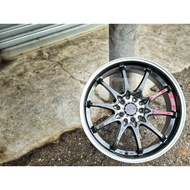 New Car Sport Rim RAYS CE28 Wheels 17x8J 10x100/114.3 ET38 Gunmetal Center Polish - READY STOCK