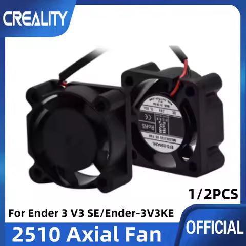 Creality 2510 Axial Fan for Ender 3 V3 SE Ender-3V3KE CR-10 SE 3D Printer Hotend 2510 Axial Cooling