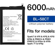 TECNO POVA 4 ITEL BL-49FI 49ST 49LT 46BT Phantom X VIMOQ A49 Play AC8 CAMON I ACE 2 A48 A49 -58CT IN