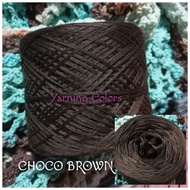 4ply and 8ply Polyester Yarn CHOCO BROWN