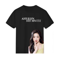 KATUN Cotton T-shirt kpop babymonster ahyeon black t-shirt baby monster top
