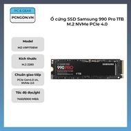 [PCNGON] Samsung 990 Pro 1TB M.2 NVMe PCIe 4.0 SSD (MZ-V9P1T0BW)