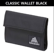 [預訂+100%正貨全新] Gregory Classic Wallet Black 黑色銀包/錢包
