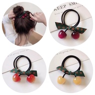[Xi Decoration Huamei] BA032 Japanese Cute Cherry Rubber Band Girls Hair Accessories Children Ring