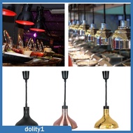 [Dolity1] Extendable Buffet Heat Lamp Made of Stainless Steel for Even Heat Distribution, E27 Lamp B