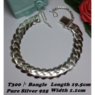 Genuine SILVER 925 Bangle  (Bangle Untuk Dewasa)