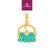 HABIB Oro Italia 916 Yellow Gold Charm (Handbag) GCM91121023(TIFF)