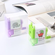 "New" Lunabebe Fancy Desk Sharpener Rotary Pencil Stationery 5x9x9.5 cm 4 Cute Color Options