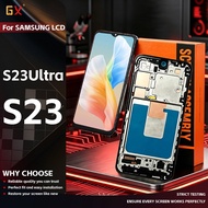 GX LCD Screen for SAMSUNG S23 / S23 Ultra Original Touch Screen Replacement Display Skrin 100%