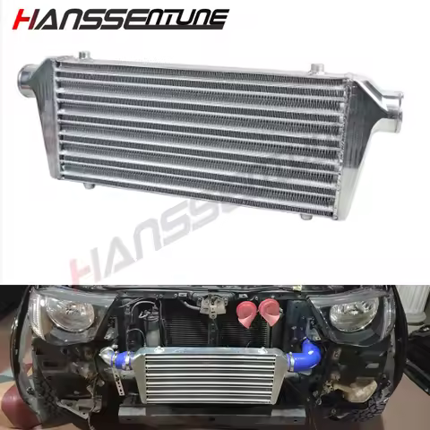 Car Front Mount Intercooler Aluminium 510x230x65mm Inlet Outlet 2.5" Universal