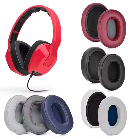 1Pair Replacement Ear Pads Cushion for Skullcandy Crusher Wireless Crusher Evo Crusher ANC Hesh 3 He