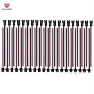 JST SM 3 Pin 20 Pairs Connector Set for LED Strip Light- Female Male Type, 15cm for WS2812B, WS2811,