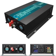 hot Pure Sine Wave Inverter 3000W 24V 220V Solar Panel Generator Power Supply Bank Converter 12V/48V