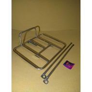 Bicycle rack Pannier rack/ Bicycle Front rack/ Bicycle Basket/ pizza rack/ - Stainless Steel Hollow 