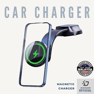 DUZZONA V3 Magnetic Wireless Car Charger for iPhone 17 16 15 14 13 12 / Android Charging Car Mount