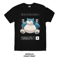 Snorlax Pokémon Series T-Shirt Custom Customize Print Crafter Tee Shirt