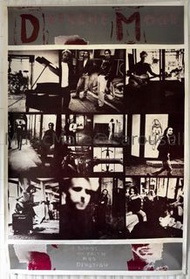 Depeche Mode Rare M Vintage Huge 1993 UK Subway Promo Poster 60" x 40" 'Songs of Faith and Devotion'