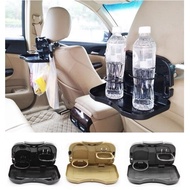 Folding Auto Cup Holder Car Back Seat Table Drink Food Tray Auto Travel Desk wira waja bezza axia sa