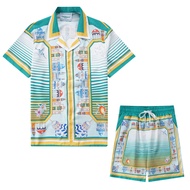 [COD] American Style Casablanca Casablanca Hawaiian Beach Style Men's and Women's Suits Shirt