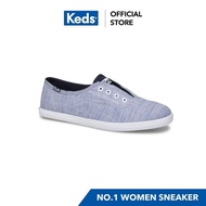KEDS WF62911 CHILLAX YARN DYE STRIPE BLUE Women's sneakers slip-on blue hot sale