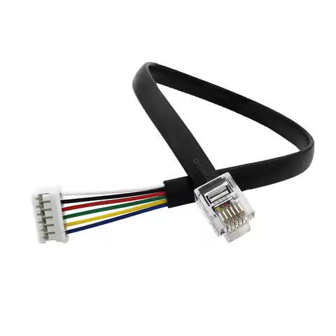 0.5M/1M/2M RJ12 Cable 6P6C to PH2.0 6P Modular Plug 6-core Connection Cable Distance 2.0MM Terminal