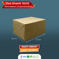 [30 PCS] Box Snack 12x12 Dus Snack Snack Box 12x12x7 //-B43K1