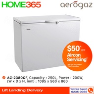 Aerogaz Chest Freezer 250L AZ-2380CF