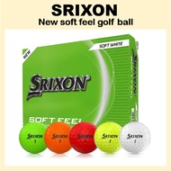 [SRIXON] Srixon Golf Ball Soft Feel 2025 New Version 2piece 12pcs (1Dozen)