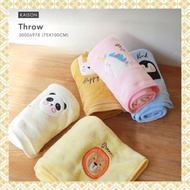 (WEEKEND) Kaison kids throw blanket cute animals 75x100cm