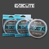 EXECUTE - Big Cast X8 Braided line ~ Abrasion Resistance Big Game Fishing Braided line Braided Line 