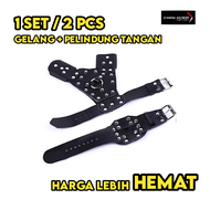 Set Pelindung Tangan Ketapel Ikan, Set Pelindung Tangan Memancing Ikan Plus Gelang Reel Ketapel Ikan