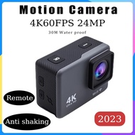 4K 60/30FPS Wifi Action Camera Waterproof Ultra HD Anti-Shake Motion Cameras 170° With Remote Control Dash Cam Helmet Camcorders