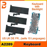 New For Macbook Pro Retina 13" A2289 Keyboard with Backlight 2020 Year