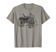 Vintage Gatling Machine Gun Shirt-Civil American War T-Shirt