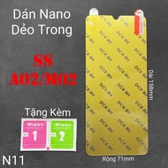 Screen Protector for Samsung A02/M02 Thin and Transparent Nano-Coated Anti-Scratch Screen Protector 